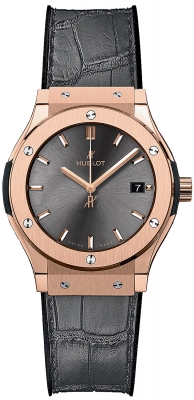 Buy this new Hublot Classic Fusion Quartz 33mm 581.ox.7081.rx ladies watch for the discount price of £11,475.00. UK Retailer.